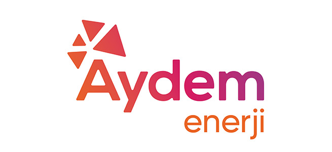 Aydem Enerji’nin logosu yer almaktadır. 