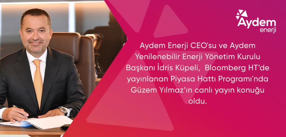 CEO’muz İdris Küpeli, Bloomberg HT’de Piyasa Hattı Programı’na konuk oldu