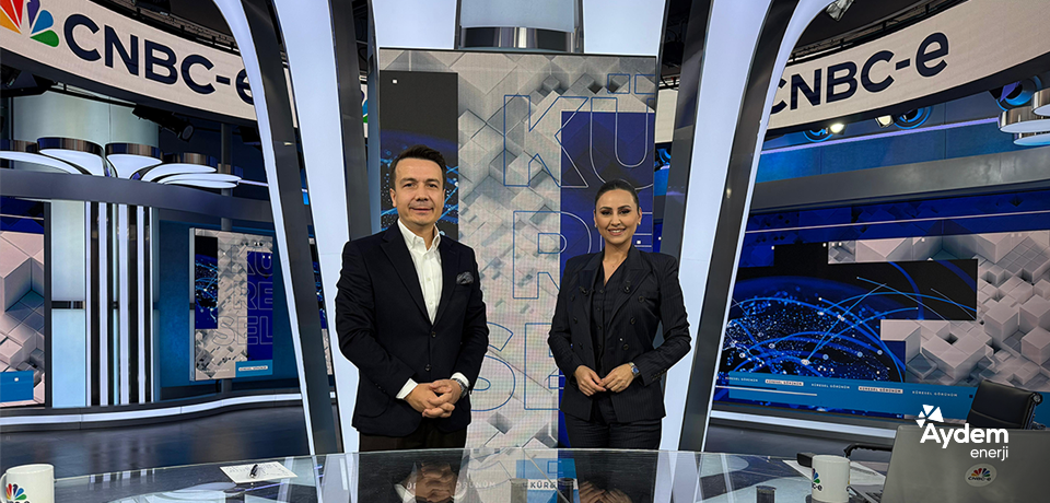 CEO’muz Serdar Marangoz, CNBC-e Enerji Koridoru'nda Şafak Tükle’nin canlı yayın konuğu oldu
