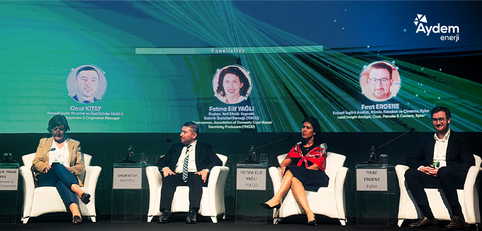 Aydem Enerji Y&ouml;netim Kurulu Başkan Yardımcımız Fatma Elif Yağlı 15. T&uuml;rkiye Enerji Zirvesi&rsquo;nde panelist olarak yer aldı
