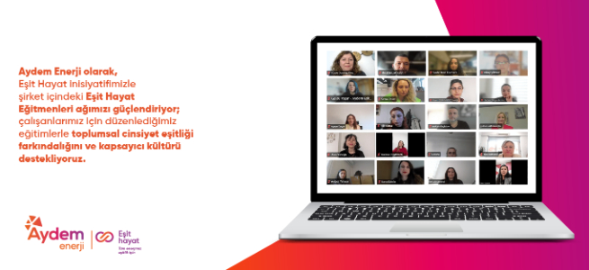 Aydem Enerji olarak Eşit Hayat inisiyatifimiz kapsamında şirketimizdeki Eşit Hayat Eğitmenleri ağımızı g&uuml;&ccedil;lendiriyoruz
